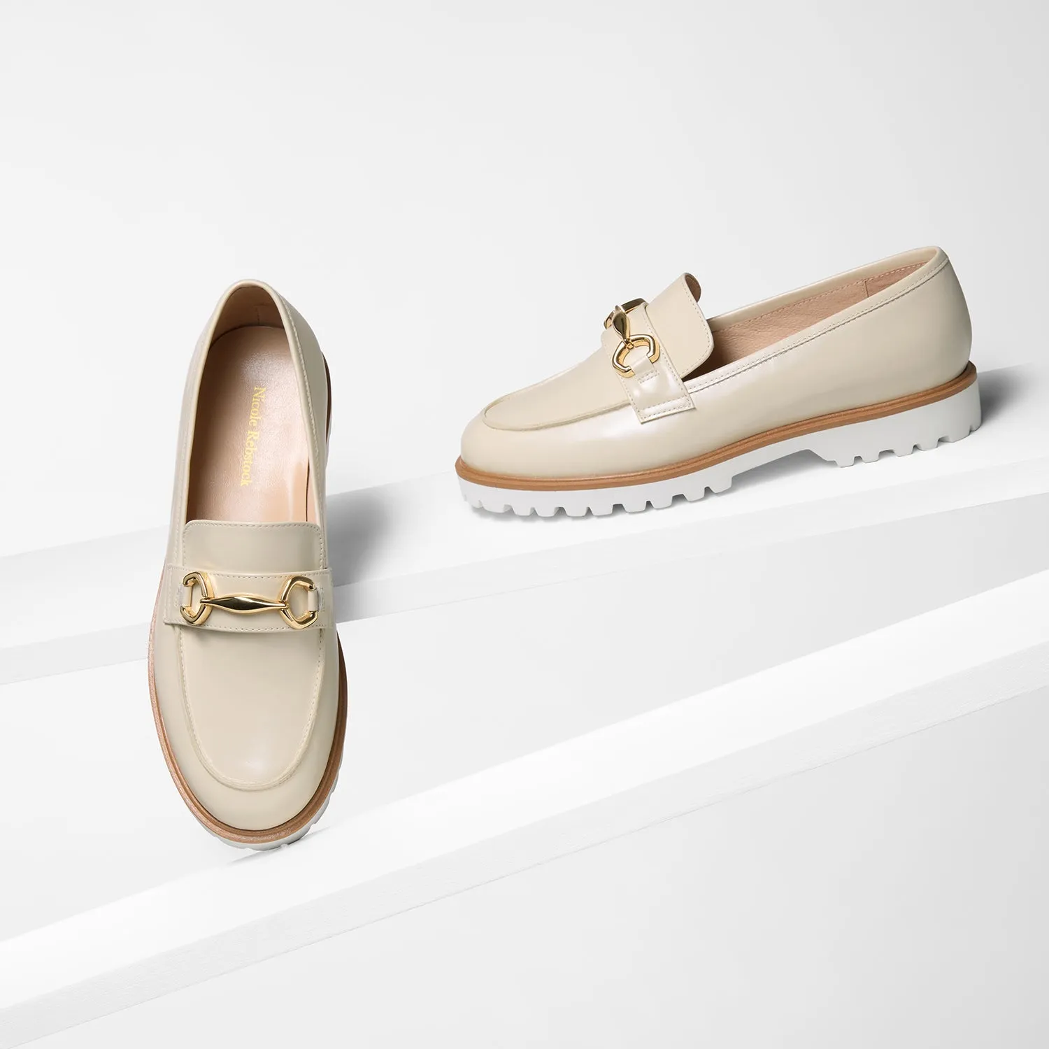Dawson Loafer | Ivory Leather Quick Step