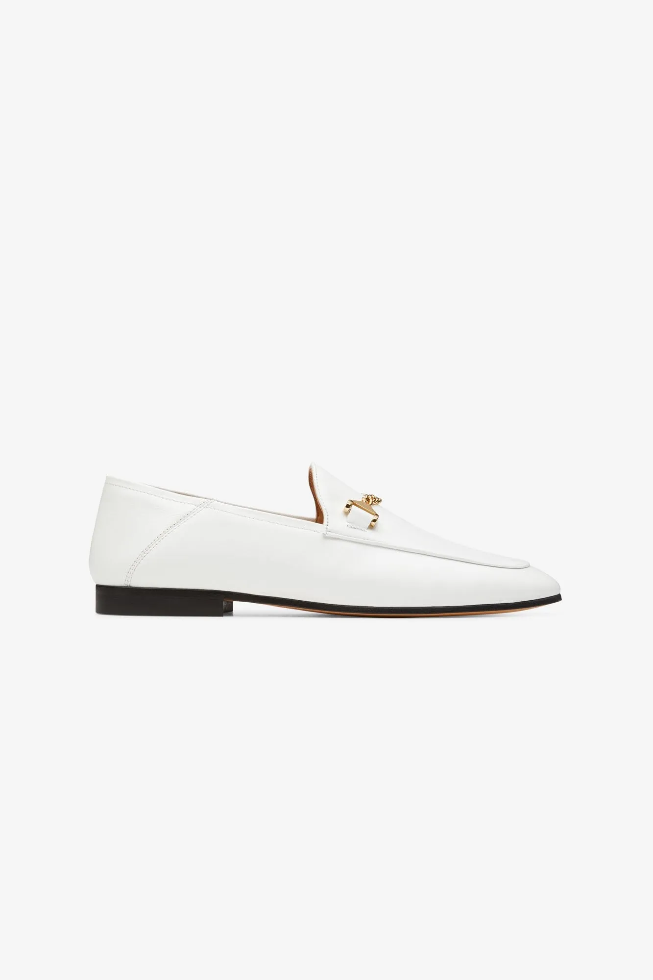 Debbie Loafer White Glove [Woman] Breathable Material
