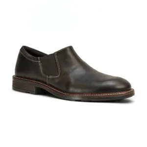 Naot Director Men's Shoe (80023) Mens Shoes Black Velvet Nubuck/Black Raven Leather