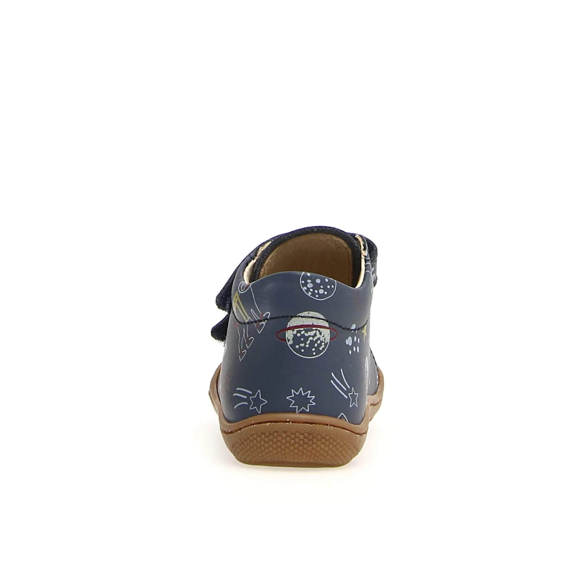 Distinctive Look Naturino Boy's & Girl's Cocoon Vl Calf Natural Space Sneakers - Indigo
