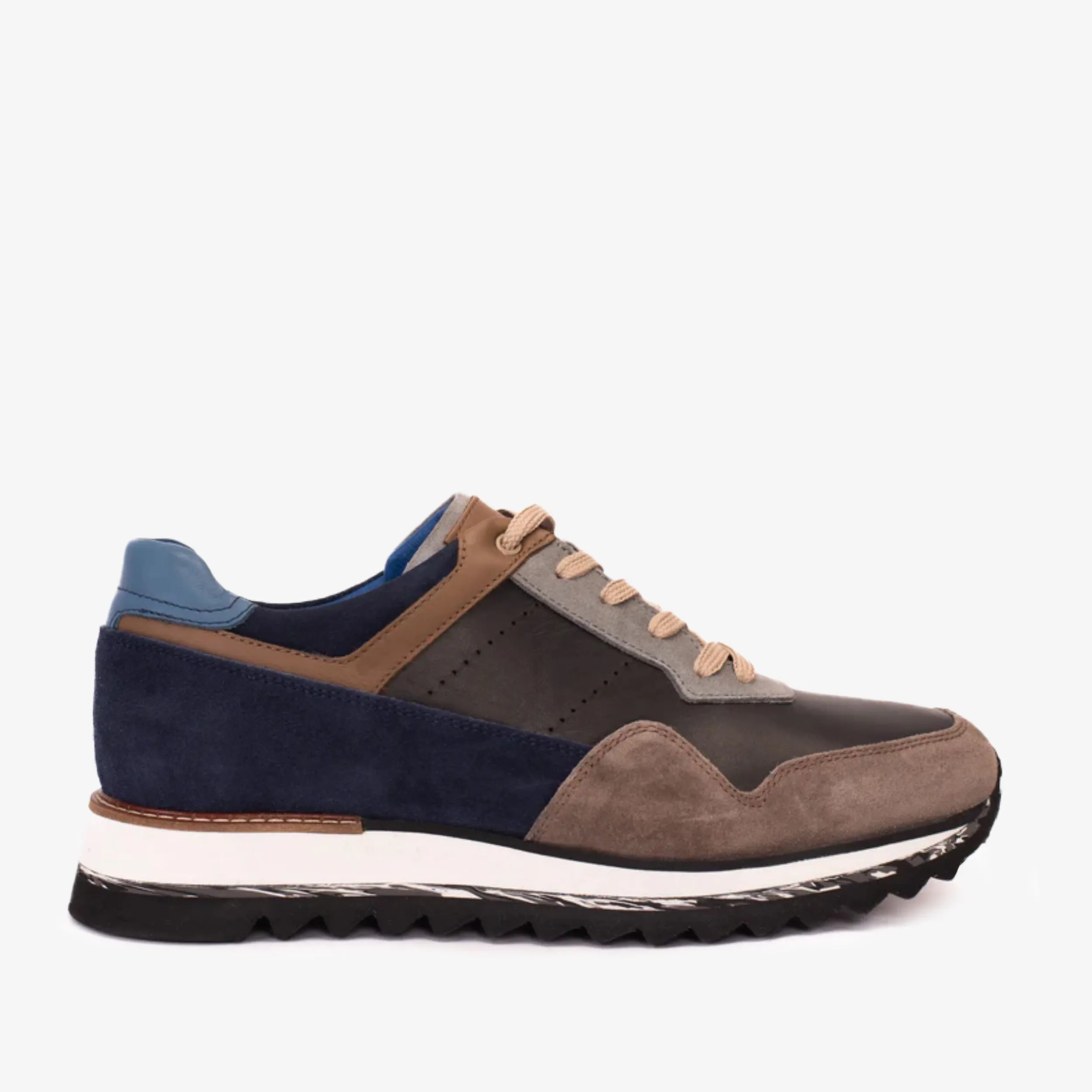 Dry-Pro The Hoskova Jean Blue Leather Men Sneaker