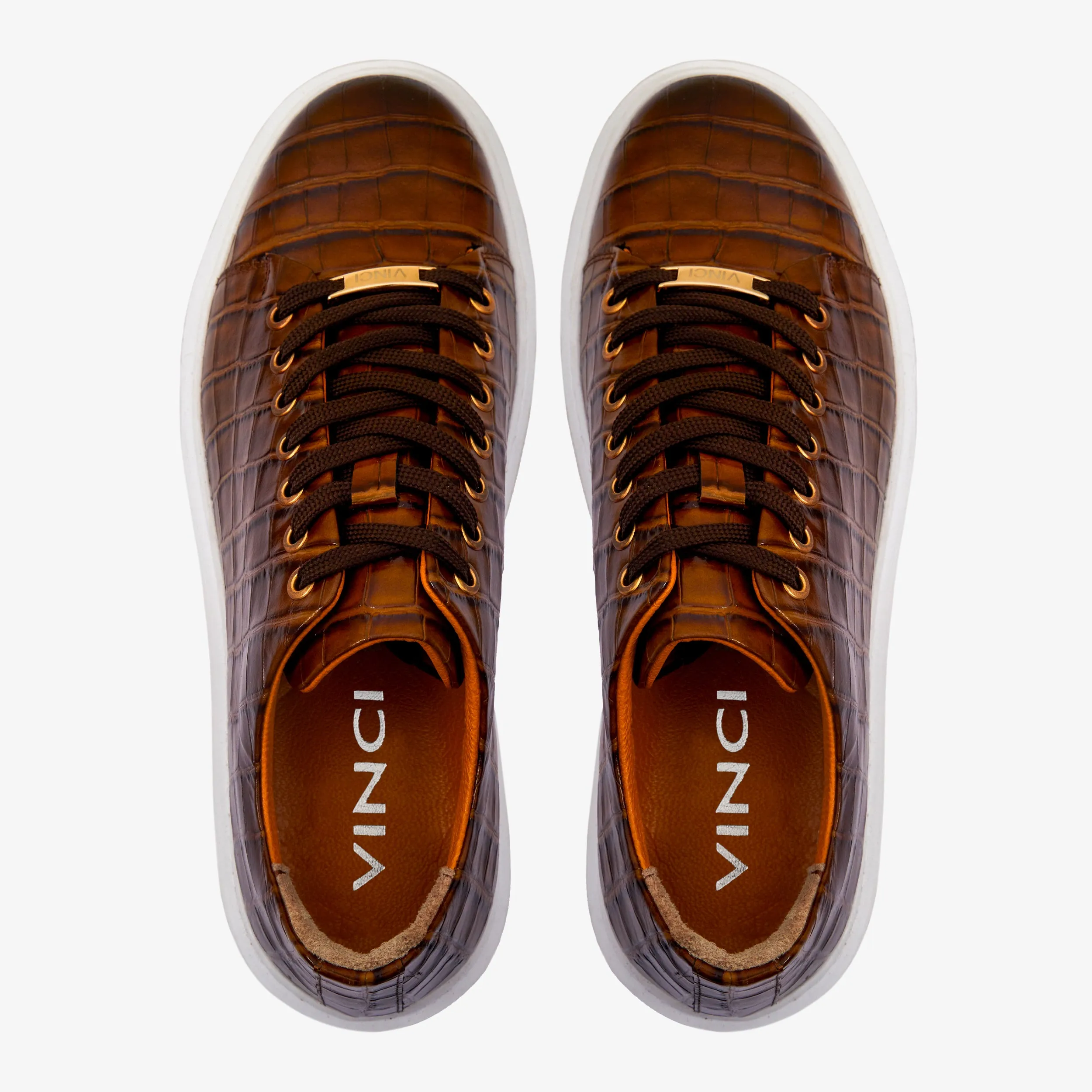 Dual-Tone The Dublin Tan Leather Men Sneaker