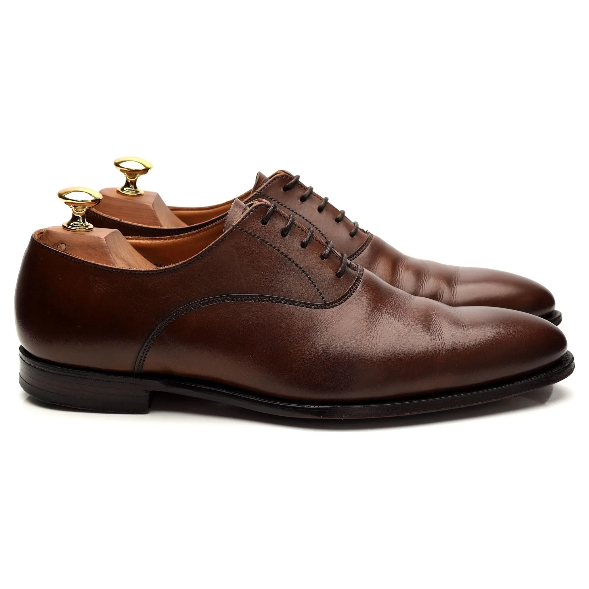 Elegant Walk Classic Performance 'Wembley' Brown Leather Oxford UK 6.5 E