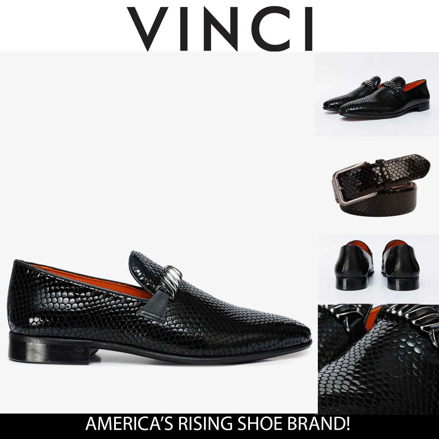Durable Fabric The King Black Bit Dress Loafer Men Shoe