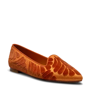 Walk Safe Nubuck Finish The Sparrow - Marigold Velvet Embroidery