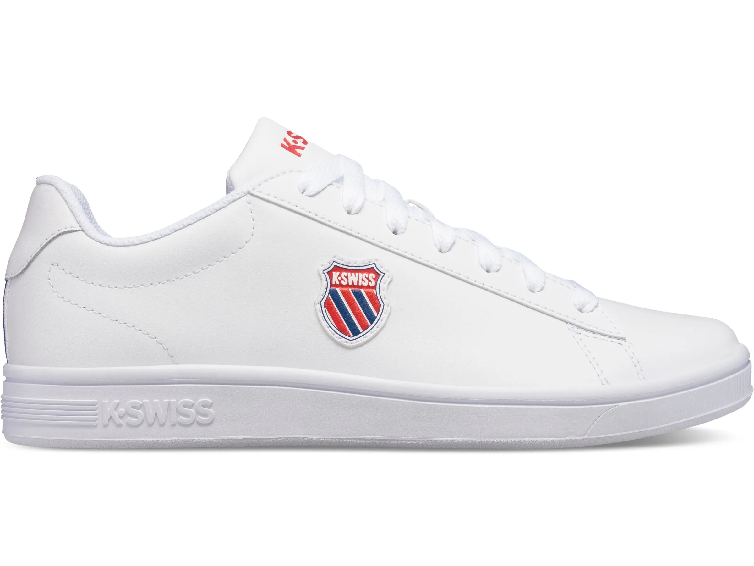 06599-113-M | COURT SHIELD | WHITE/CORPORATE Fashion-forward flair