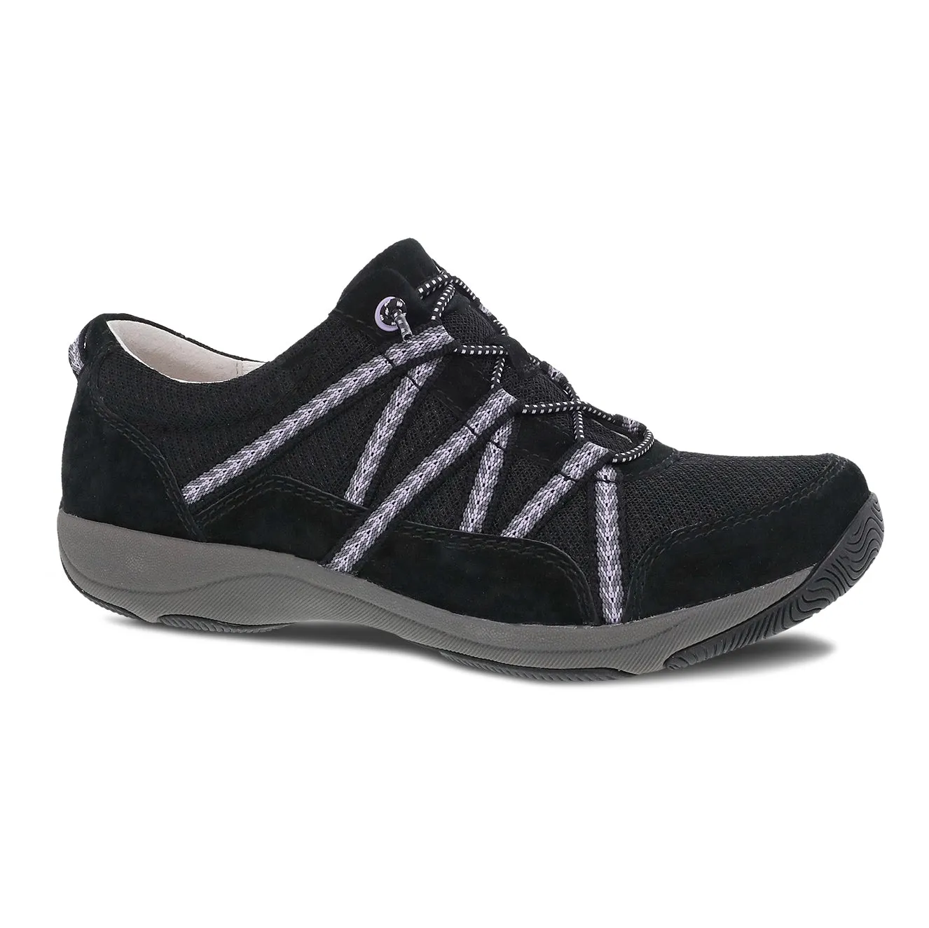 Dansko Harlyn Wide Womens Shoes Black Suede