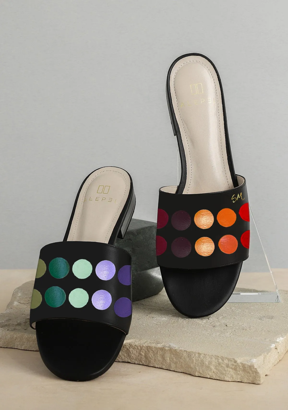 Easy Adjustability Painter's Palette Black Slide
