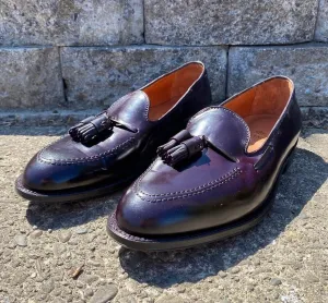 563 - Tassel Loafer in Color 8 Shell Cordovan Foot Firm