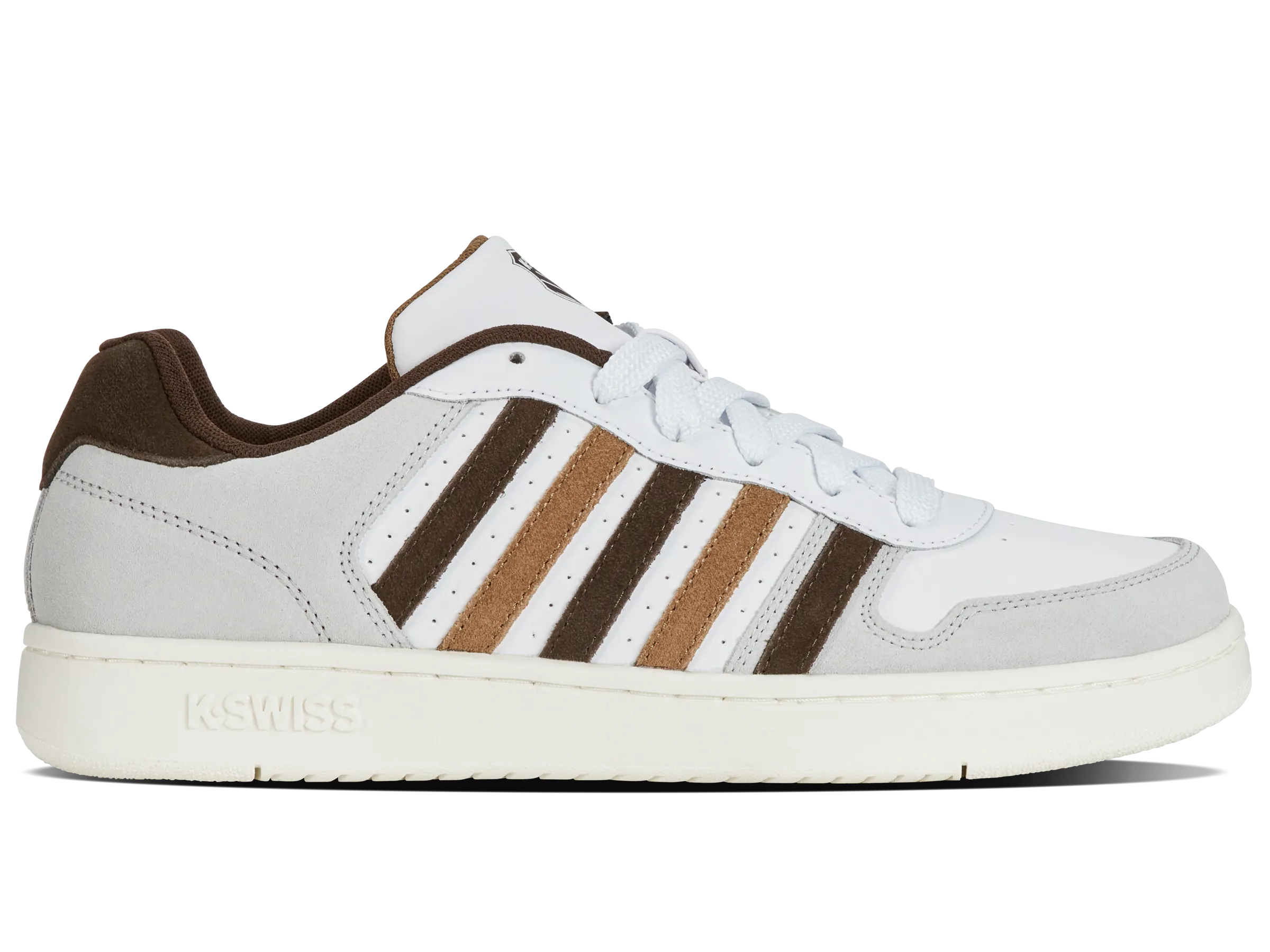 06931-919-M | COURT PALISADES | WHITE/TOASTED COCONUT/CHOCOLATE BROWN Designer comfort