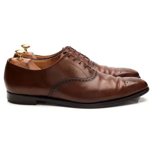 Chic Walking Shoes Superior Build 'Edgware' Brown Leather Oxford UK 10 E