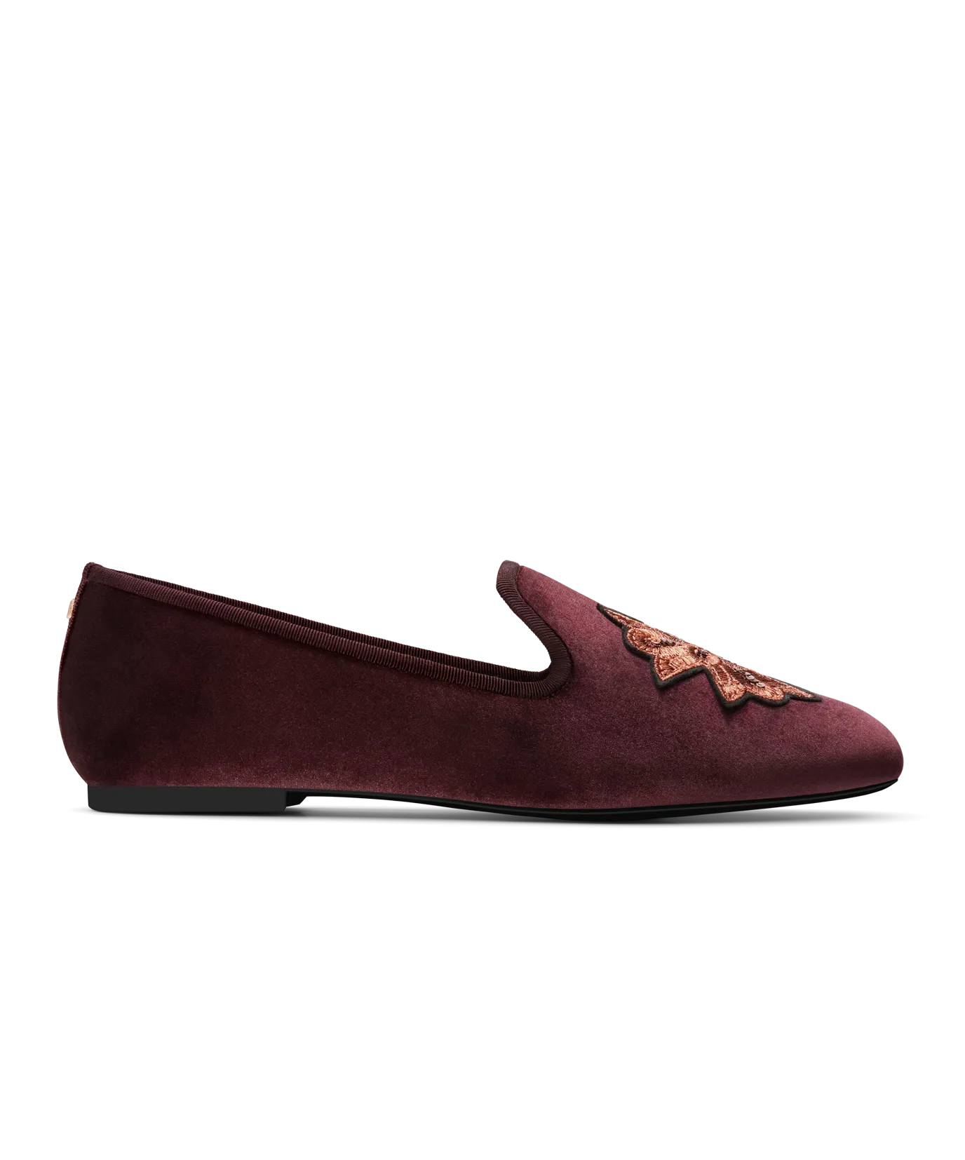 Effortless Fit The Starling - New Bordeaux Velvet Embroidery