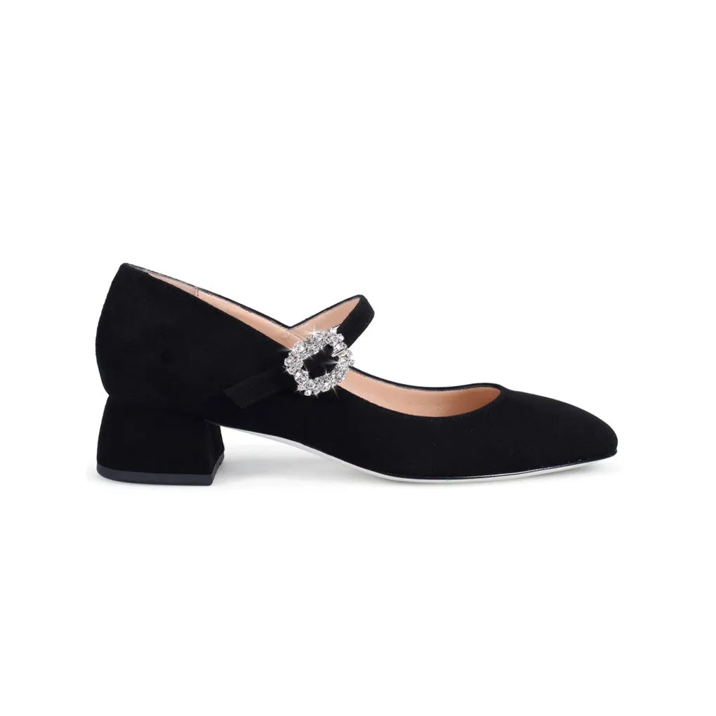 Elaine Teddy Heel Boots Chic Party Heels