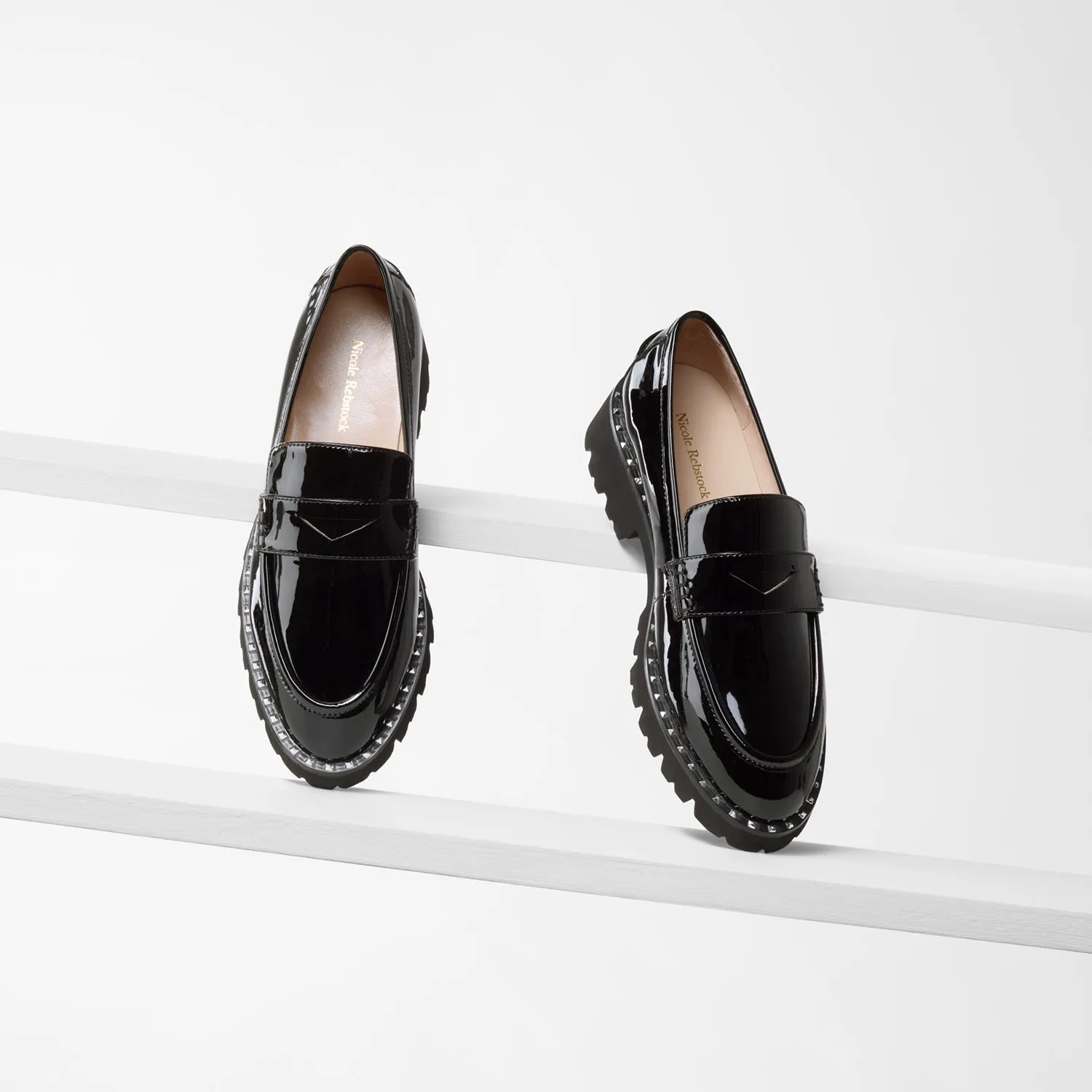 Elegant Everyday Czech Ltd Ed Loafer | Black patent