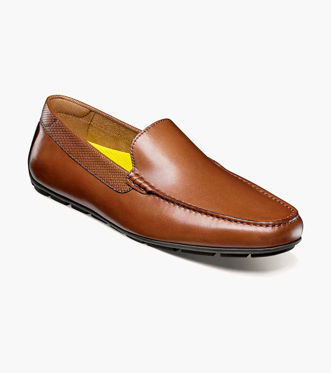 Elegant Fit Motor Moc Toe Venetian Driver-Cognac | Florsheim