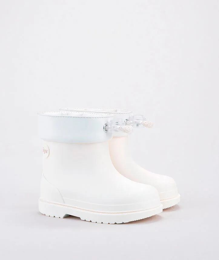 Embellished Kids Igor Girl's and Boy's Bimbi Euri Boots - Blanco