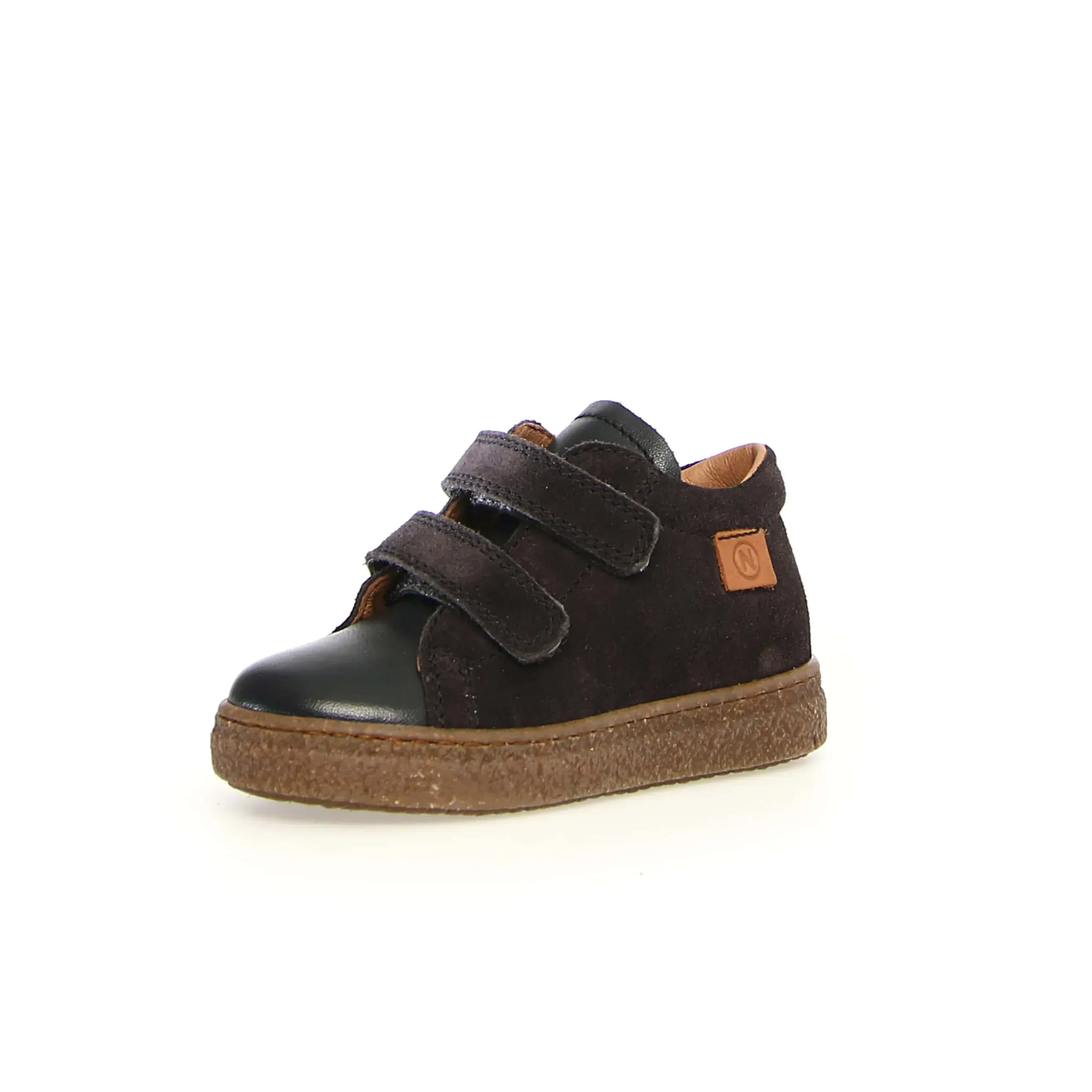 Embroidered Details Naturino Boy's And Girl's Albus Vl Casual Shoes - Carbon