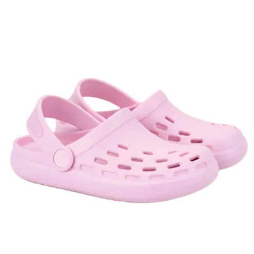 Embroidered Kids Igor Girl's Sport Sandals, Rosa