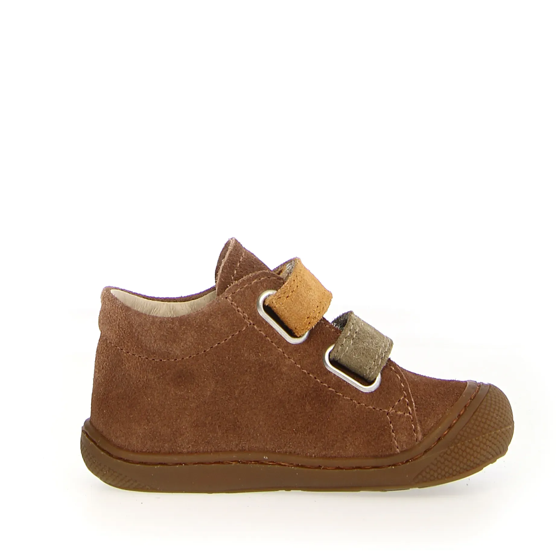 Embroidered Kids Naturino Corkel Vl Boy's and Girl's Casual Shoes - Brown/Stone/Zucca