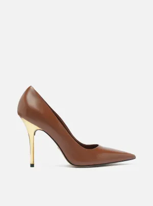 Emily High Stiletto Leather Pump Pumps F/25