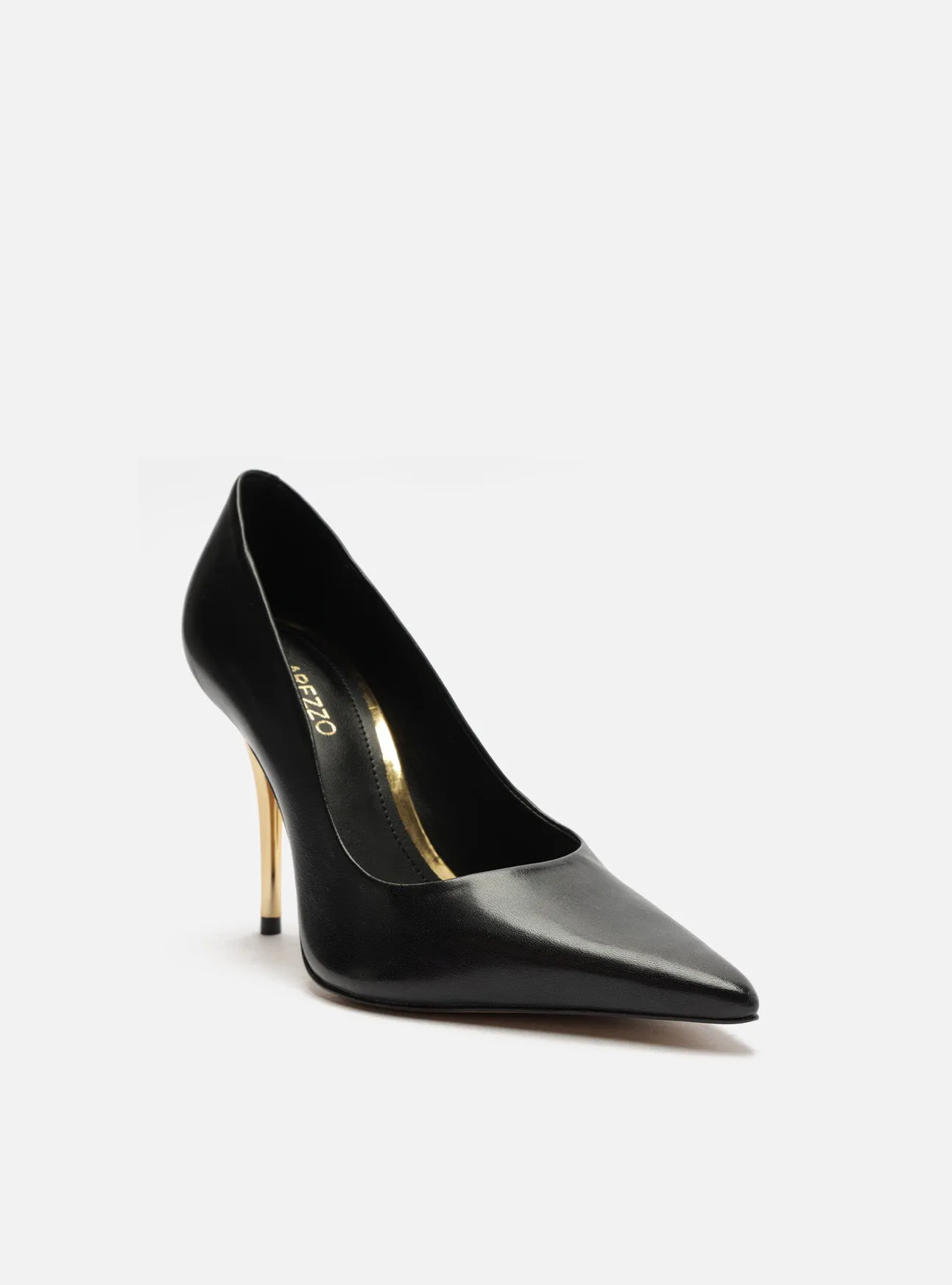 Emily High Stiletto Pump Pleated Heels