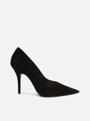 Floral Embellished Heels Casual Heels for Work Emily Leather  Stiletto Pump