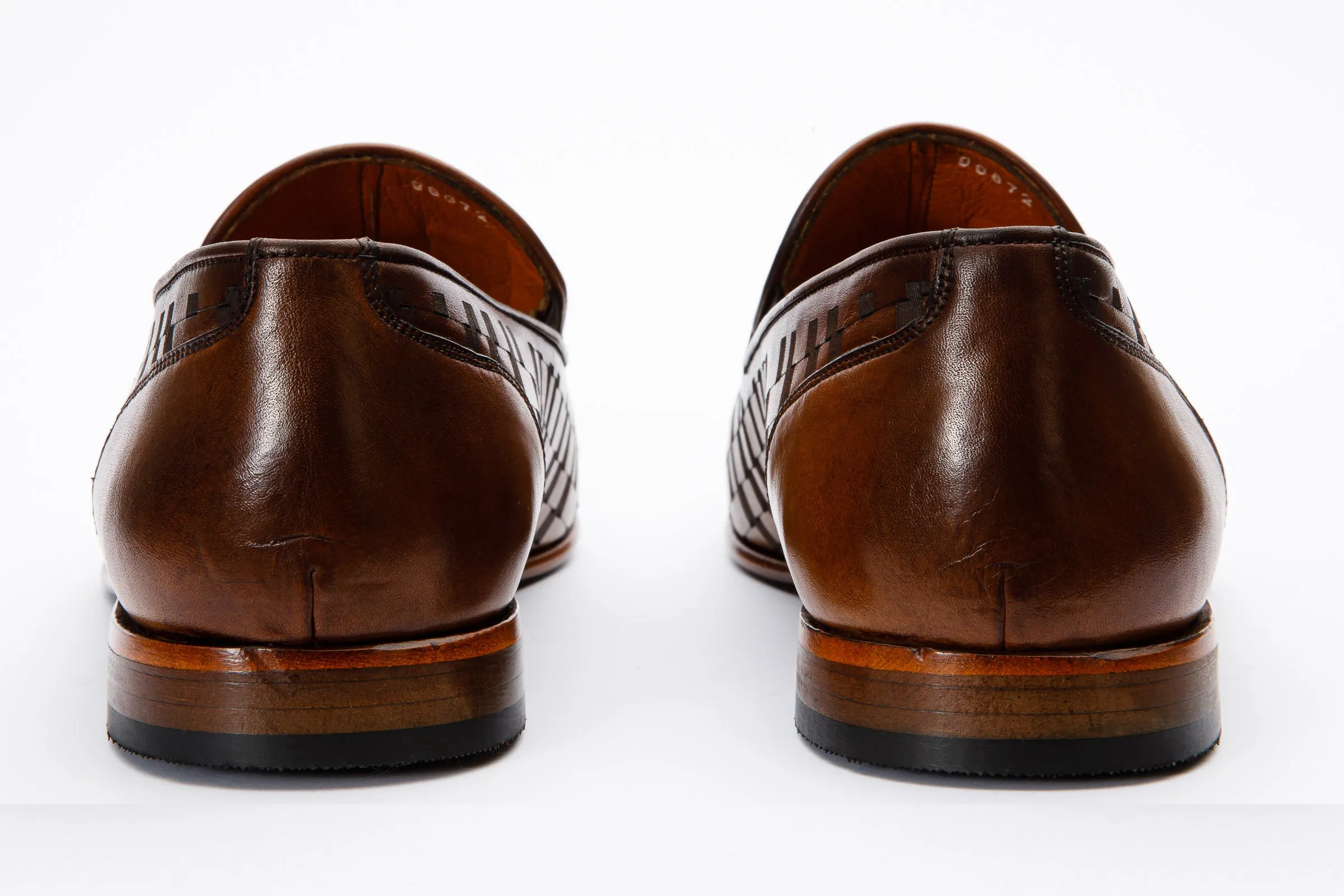 Energy Flex The Meram Brown Leather Tassel Slip-On Loafer Men Shoe