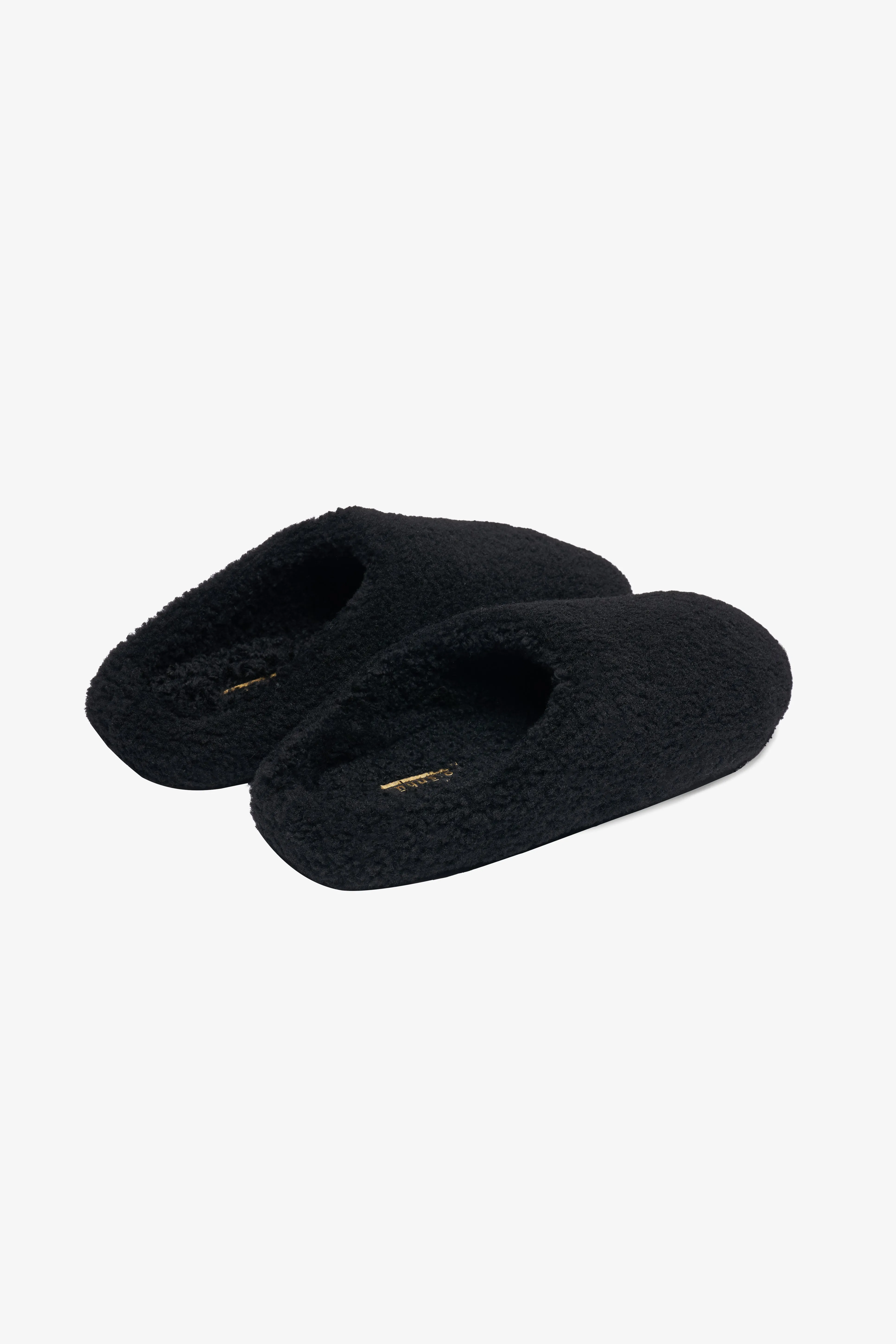Ergonomic Midsole Teddy Black Shearling
