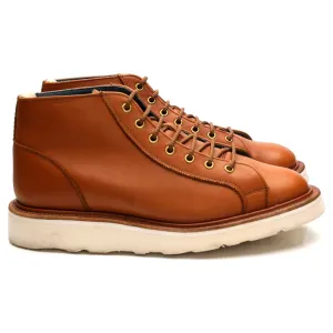 First Move Street Edge 'Ethan' Tan Brown Leather Monkey Boots UK 6.5