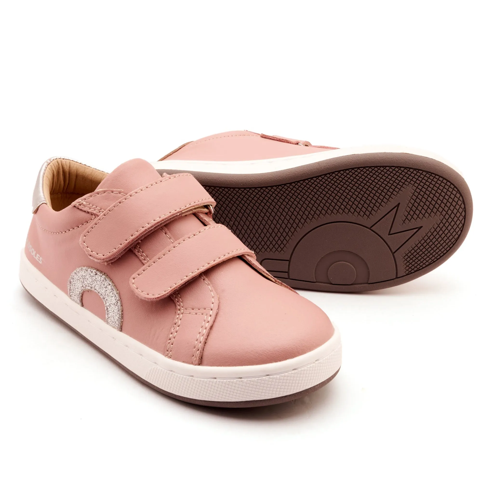 Old Soles Girl's Kix Casual Shoes - Kiss / Glam Argent / Silver Kids' summer shoes Lace - up kids' shoes