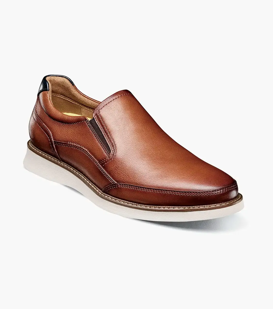 Evening Monk Launch Moc Toe Slip On-Cognac Multi | Florsheim