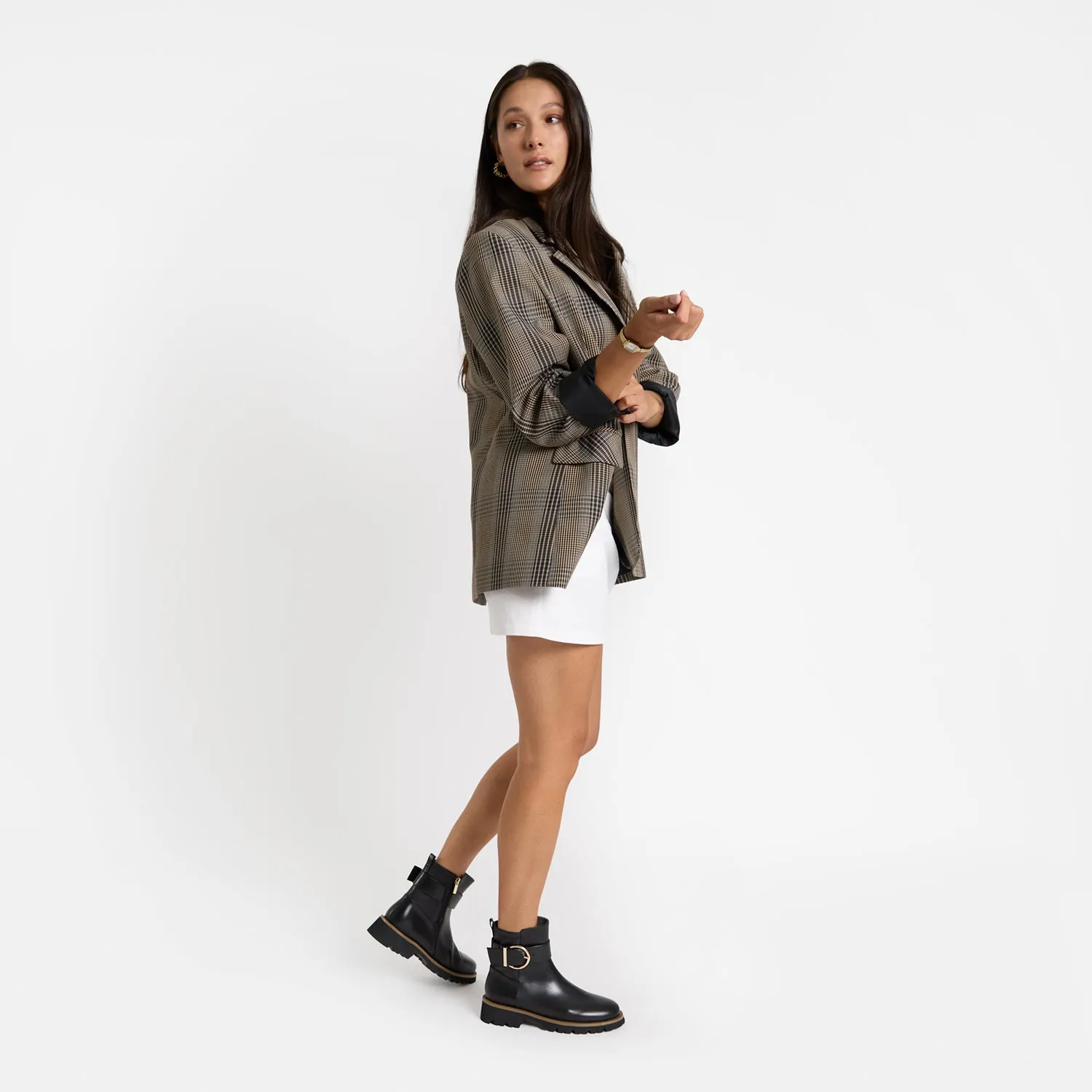 Everyday Protection Jaxon Ankle Boot | Black leather