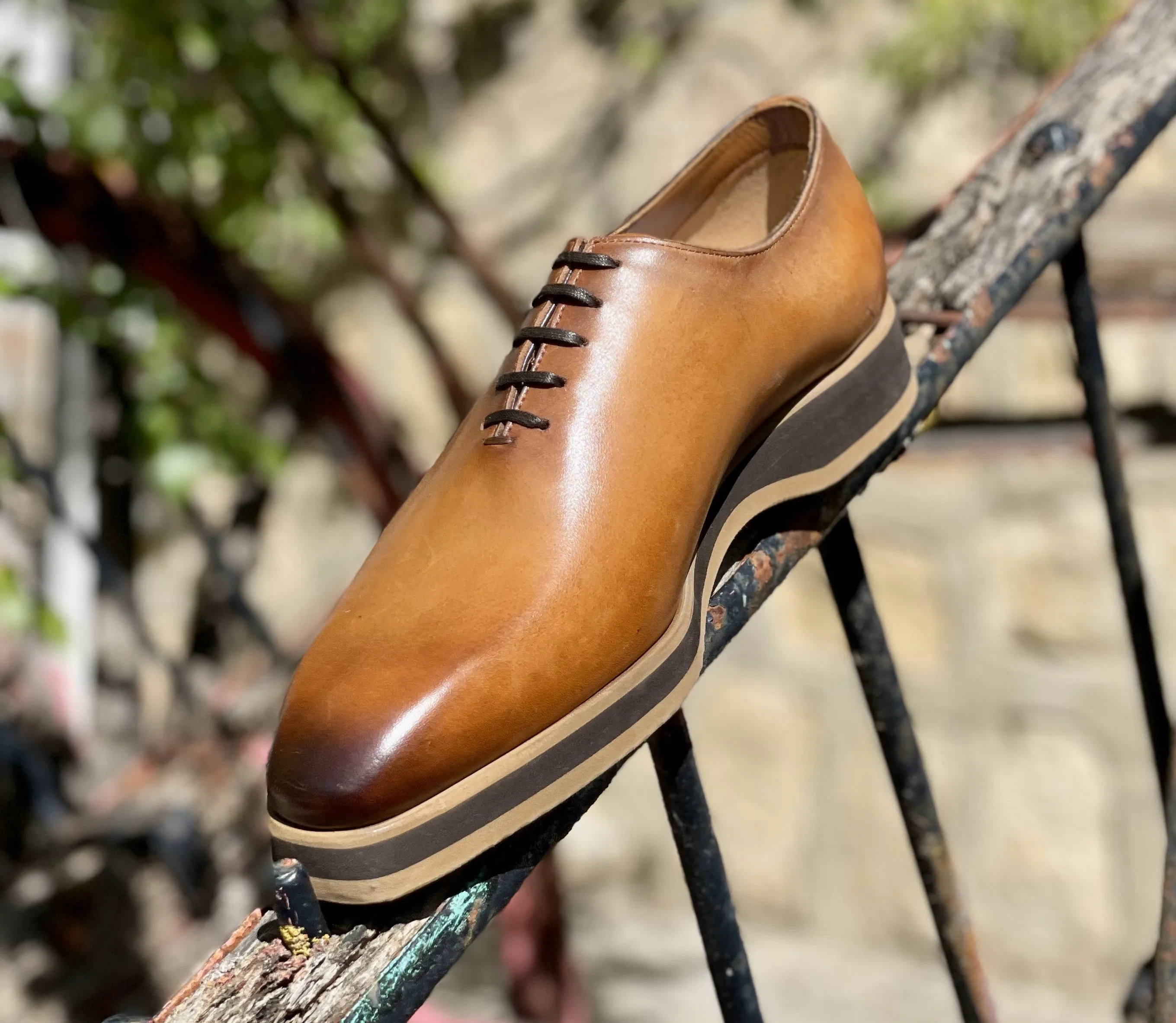 Everyday Shoes AMBERES LACE UP TAN