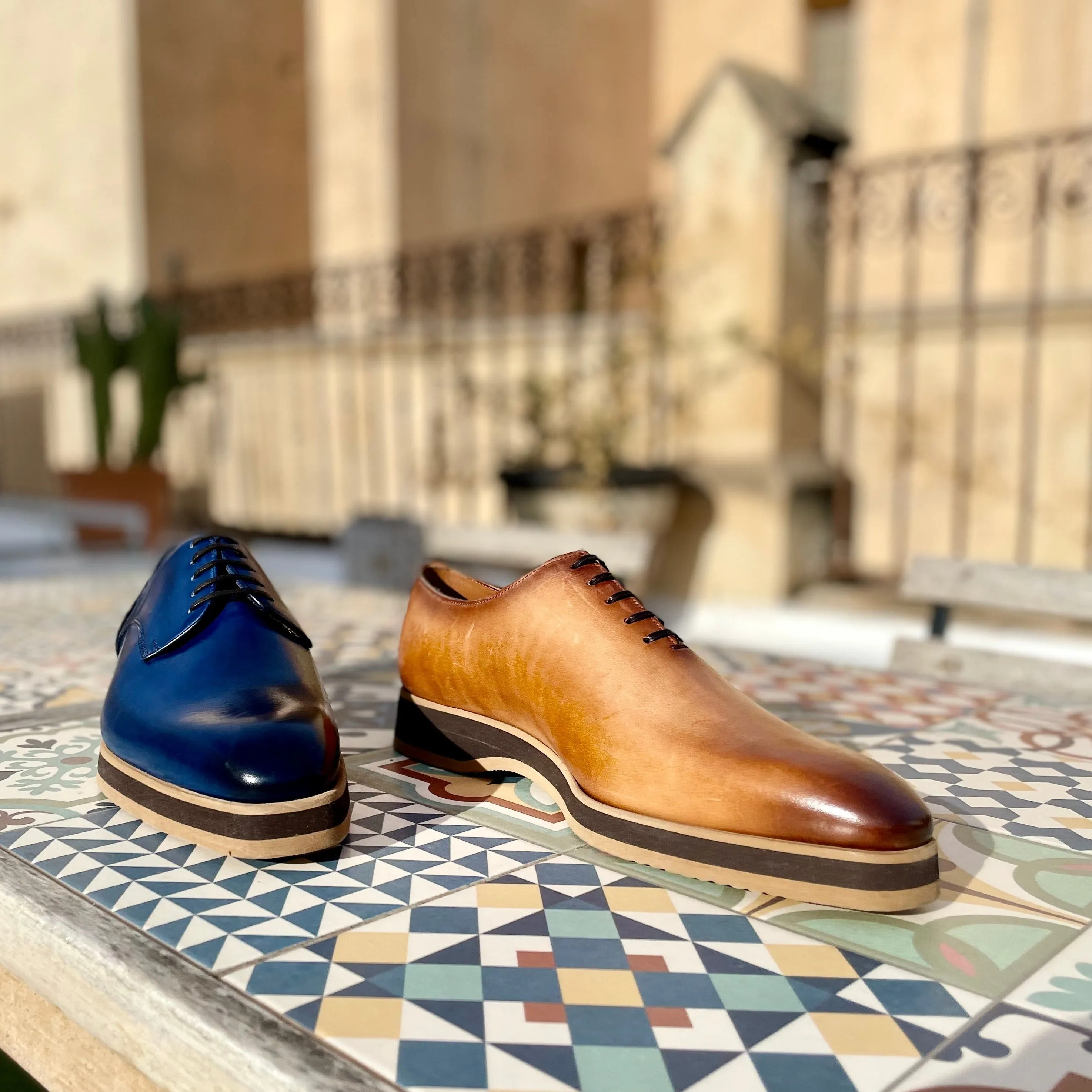 Everyday Shoes AMBERES LACE UP TAN
