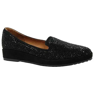 L'AMOUR DES PIEDS CORREZE - BLACK - CORREZ-SUBLB Shine Coat Versatile Footwear