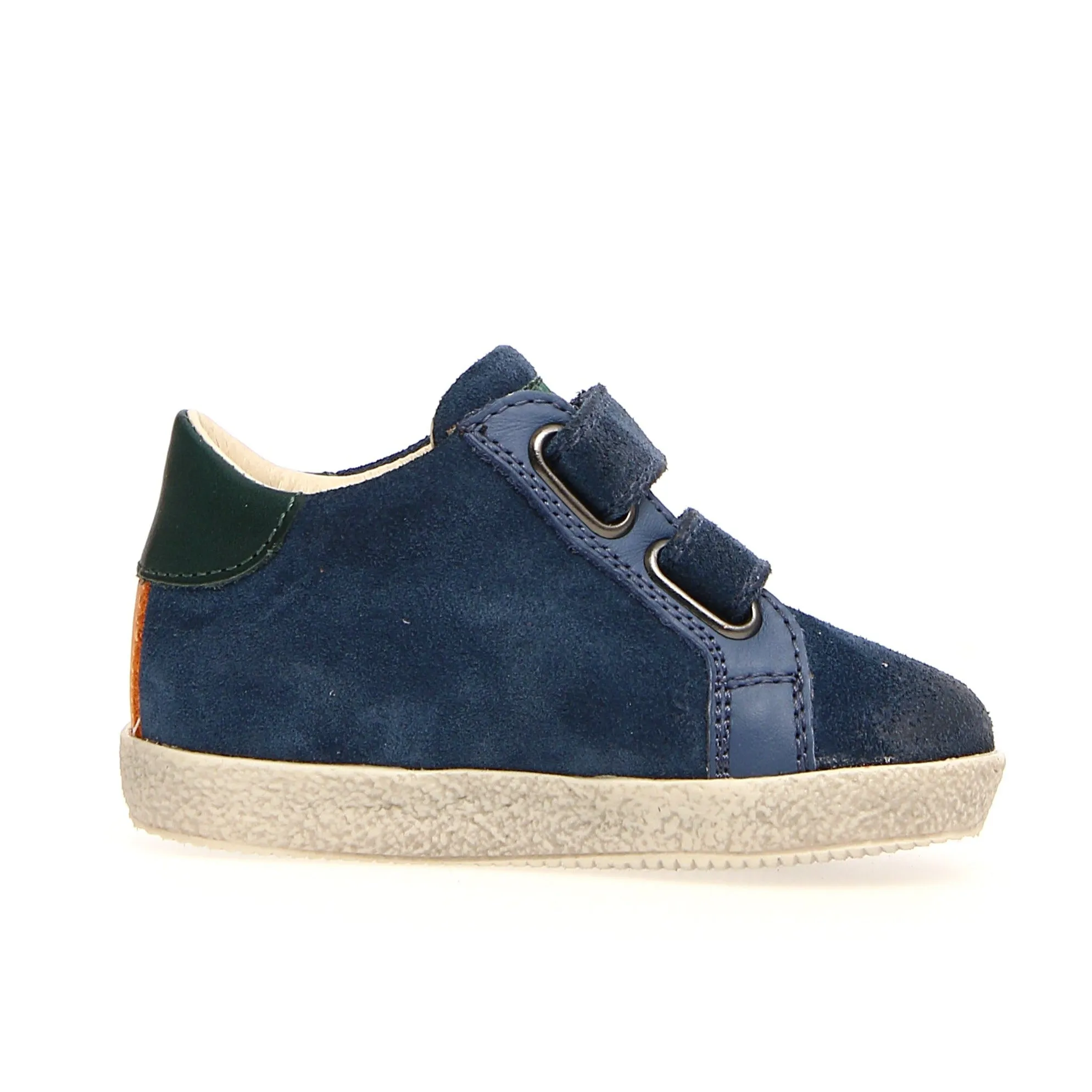 Falcotto Boy's Panki Sneakers, Indigo/Orange Strap Kids