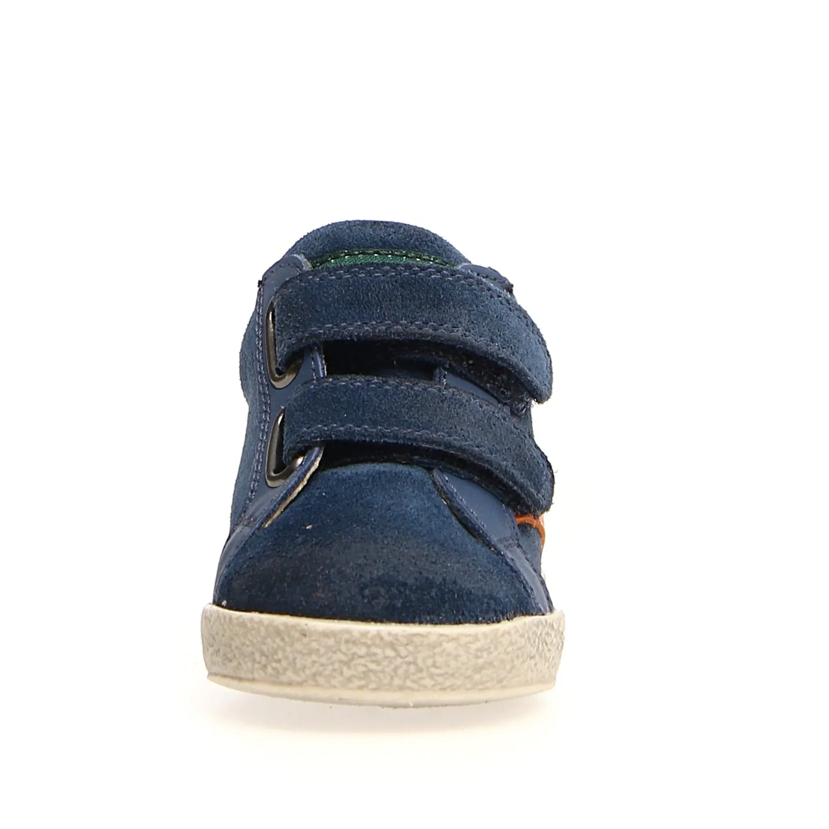 Falcotto Boy's Panki Sneakers, Indigo/Orange Strap Kids