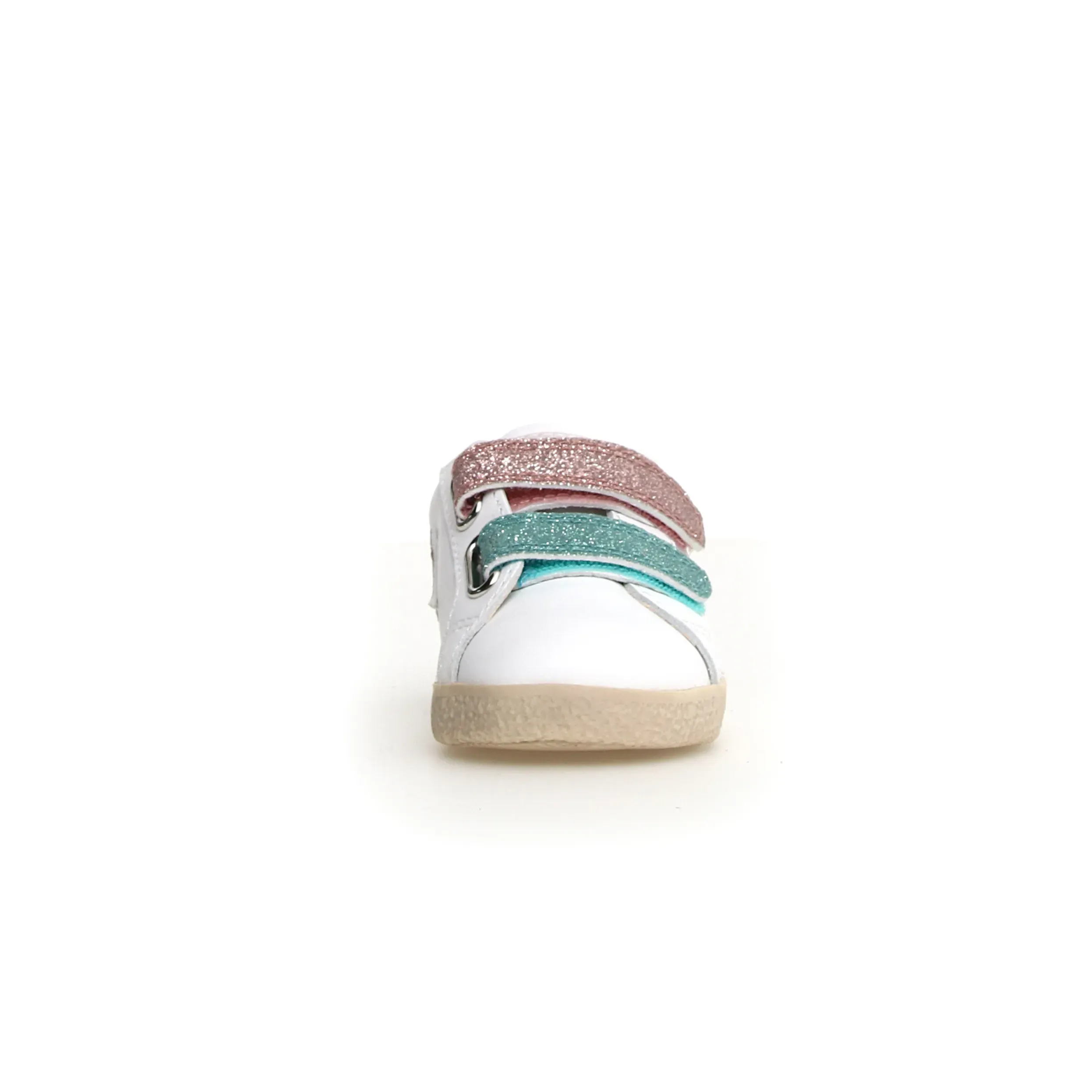 Falcotto Girl's Alnoite 2 Vl Casual Shoes - White / Pink Zip Up Style