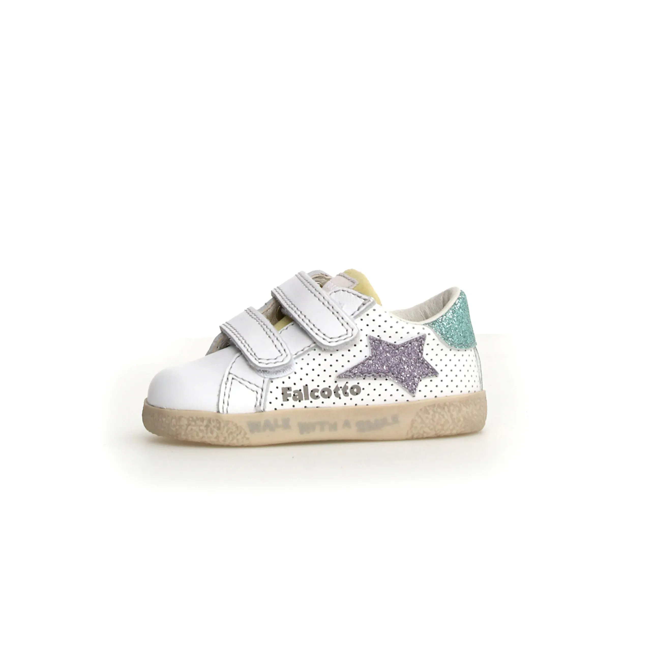 Falcotto Girl's Alnoite 2 Vl Casual Shoes - White spring shoes