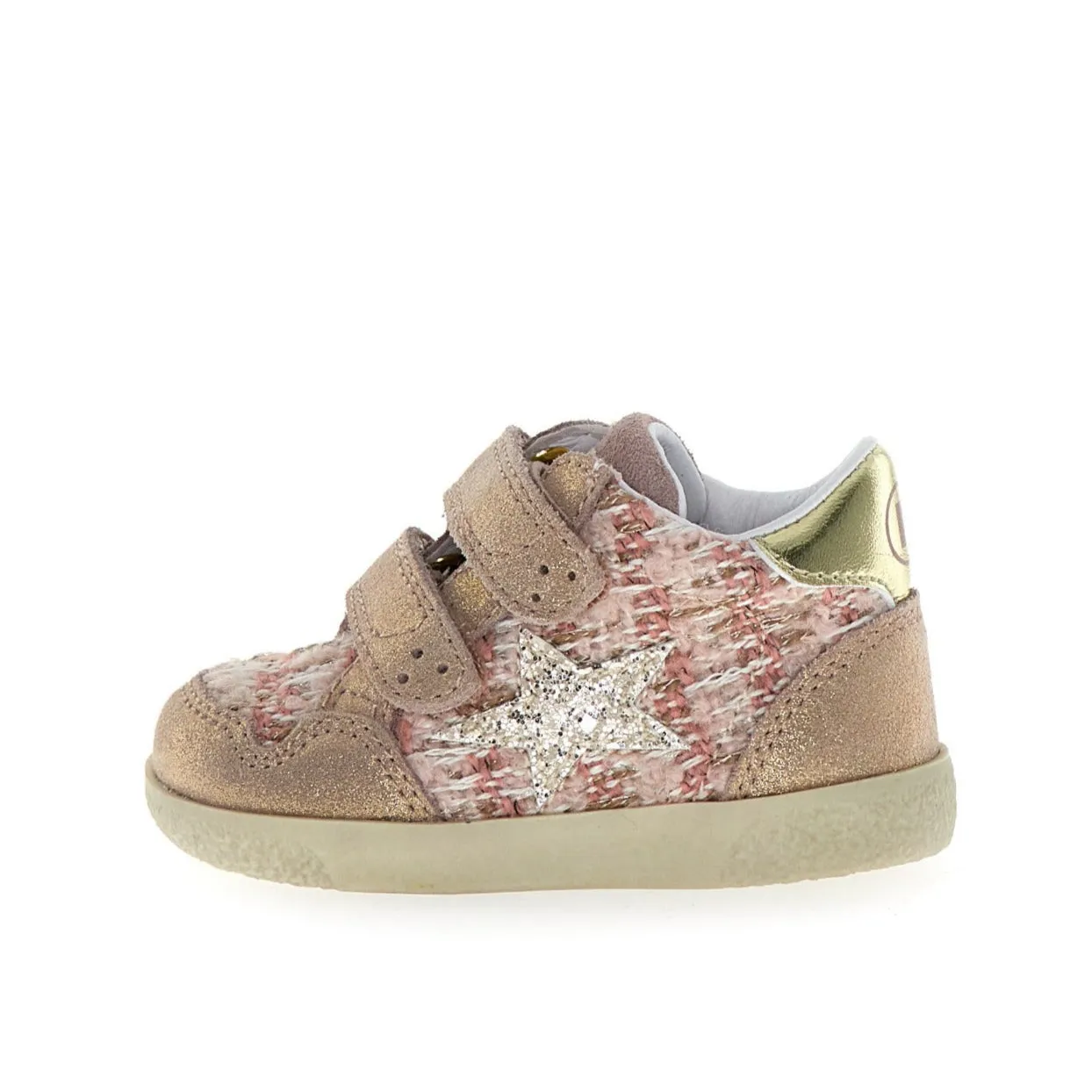 Falcotto Girl's Alnoite High 2 Vl Casual Shoes  - Pink/Rose/Platinum Running - specific kids' shoes