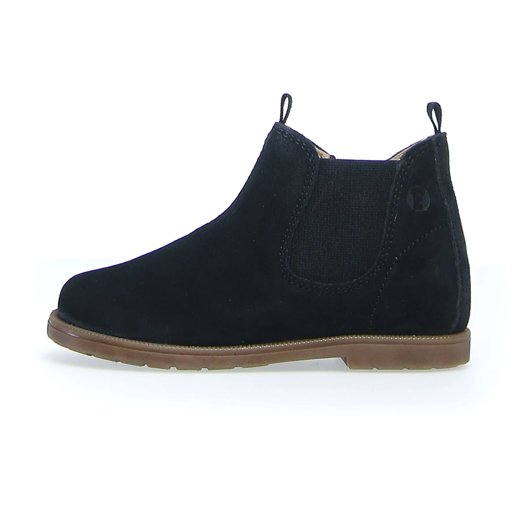Falcotto Girl's & Boy's Winter Wood Suede Sneakers - Black suede upper