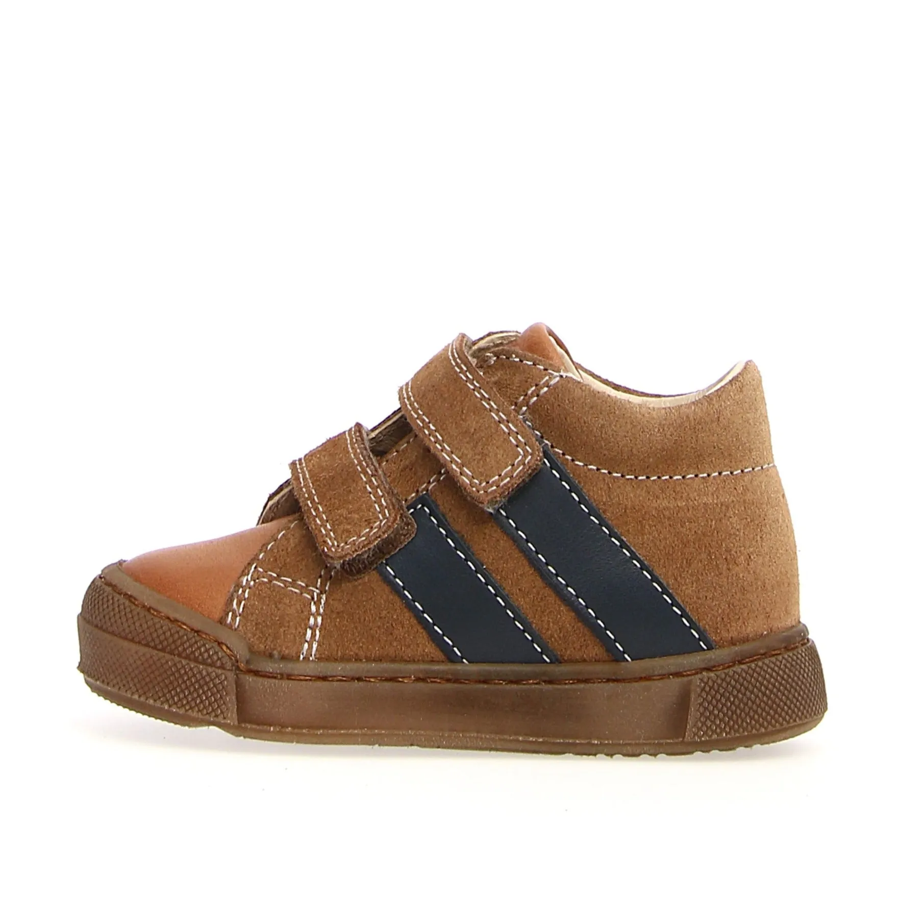 Falcotto Girl's and Boy's Gazer Vl Fashion Sneakers, Cognac Brown Neutral Kids