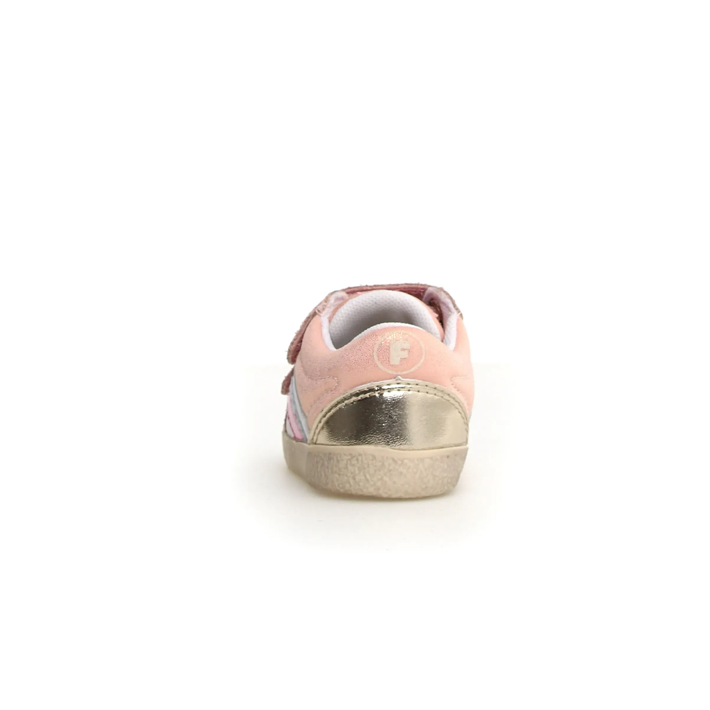 Falcotto Girl's Kilde Low Vl Casual Shoes - Metallic Cipria / White / Platinum volleyball shoes