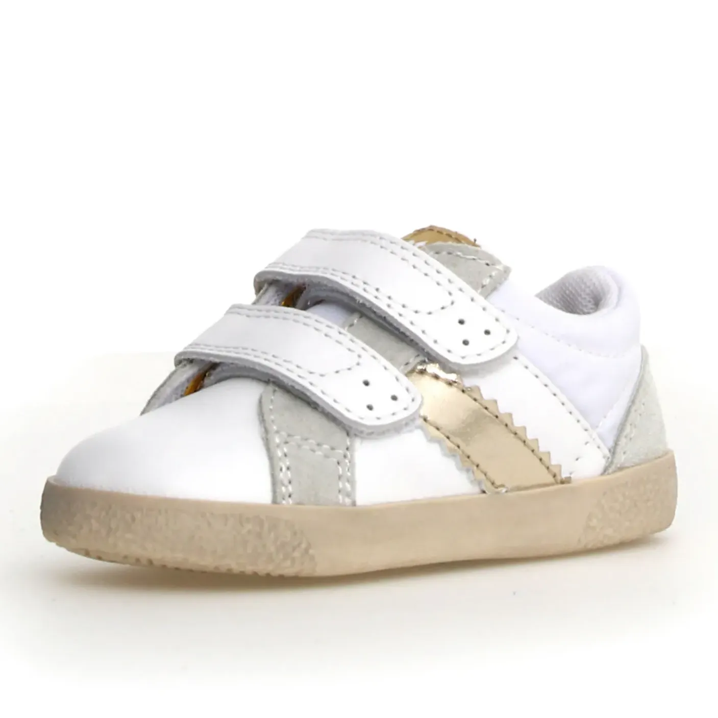 Falcotto Girl's Kilde Low Vl Casual Shoes - White / Platinum Washable kids' products