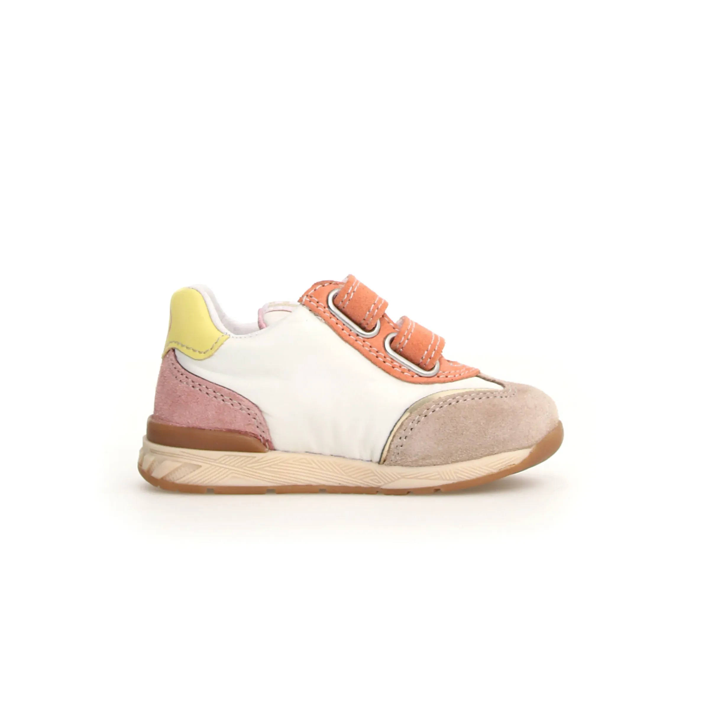 Falcotto Girl's New Ferdi 3 Vl Sneakers - Beige / Milk / Pink Slip Resistant
