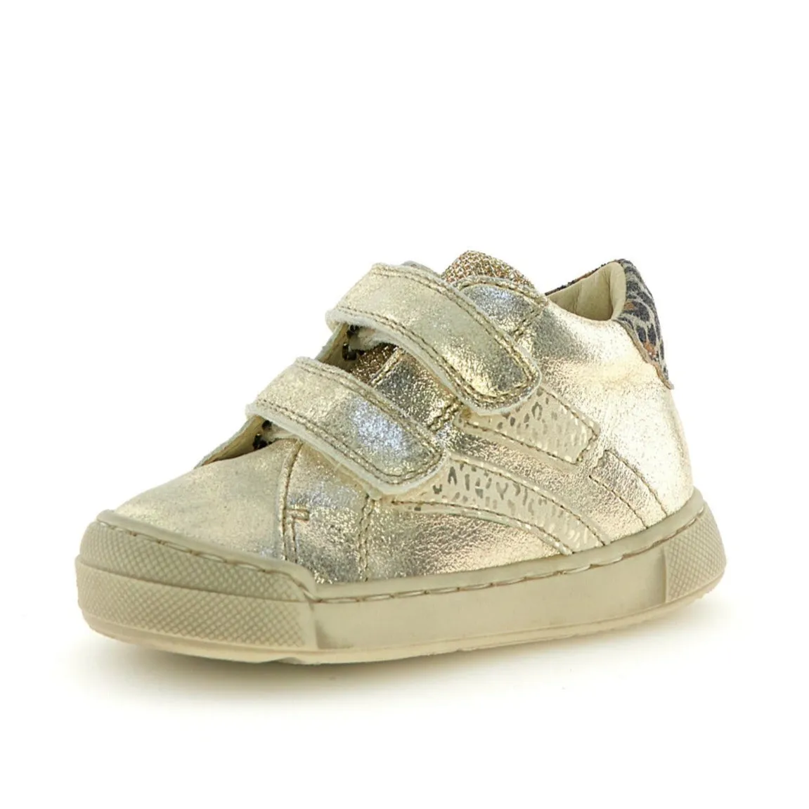 Falcotto Girl's Palom Vl Casual Shoes with Hoop and Loop Fastener - Platinum Summer kids' fashion Dancing - related kids' shoes
