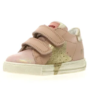 Narrow - fit kids' shoes Falcotto Girl's Salazar 3 Vl Casual Shoes - Cipria / Pink / Platinum
