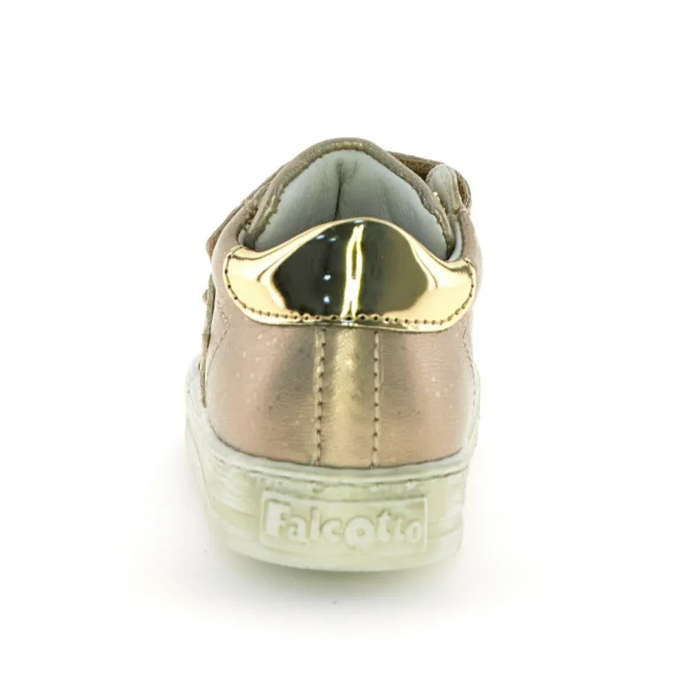 Falcotto Girl's Sasha Vl Casual Shoes - Cipria/Platinum Button Kids