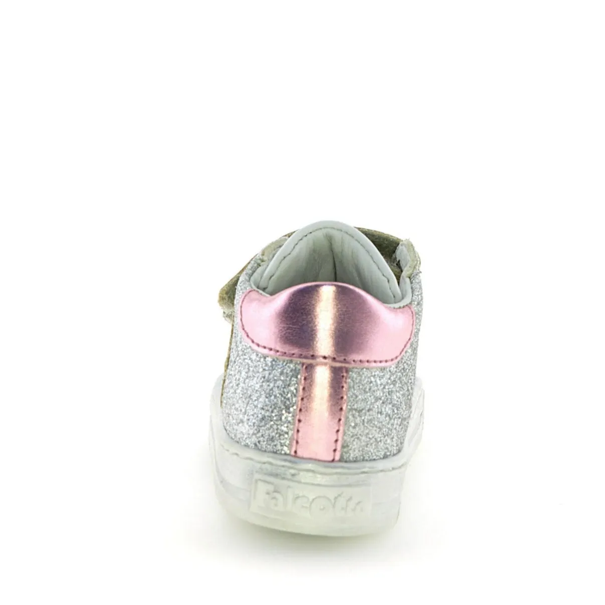 Falcotto Girl's Sasha Vl Casual Shoes - Silver/White Logo Kids