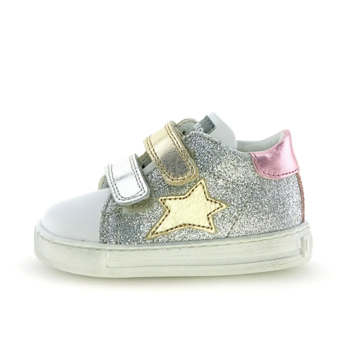 Camouflage kids' gear Semi - formal kids' wear Falcotto Girl's Sasha Vl Casual Shoes - Silver/White